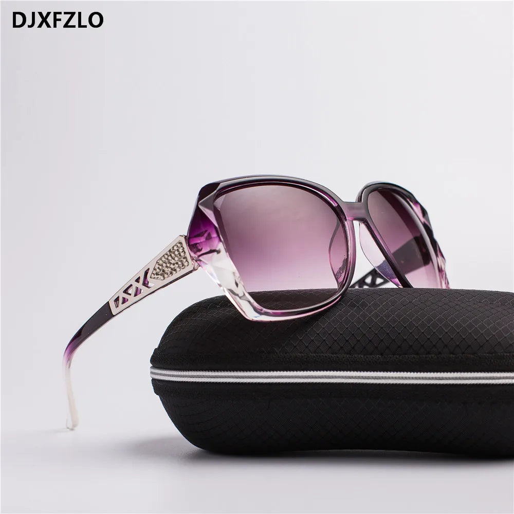 Fashion Square Sunglasses Women Luxury Brand Big Purple Sun Glasses Female Mirror Shades Ladies Oculos De Sol Feminino