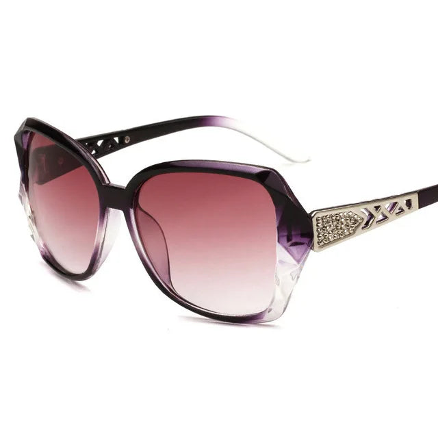 Fashion Square Sunglasses Women Luxury Brand Big Purple Sun Glasses Female Mirror Shades Ladies Oculos De Sol Feminino
