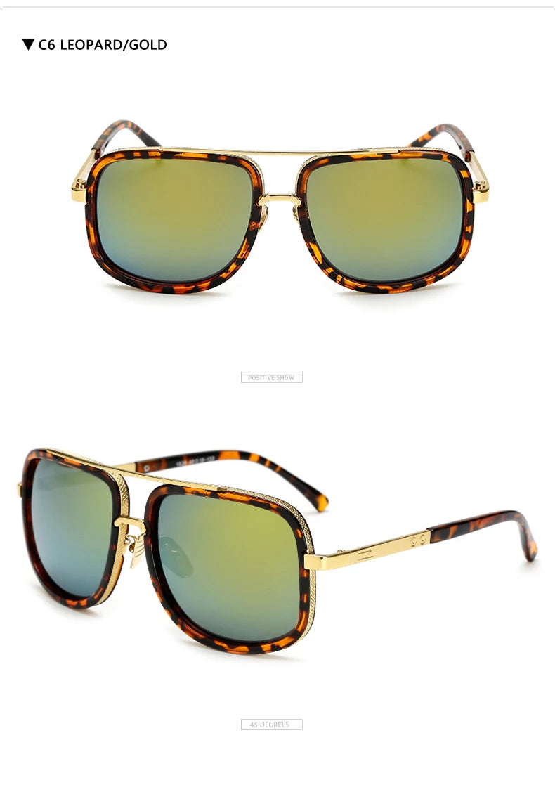 Bold Square Frame Sunglasses: Elevate Your Style with Retro Flair