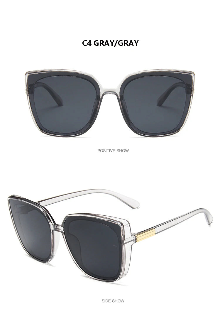 Chic Protection: UV400 Women’s Cat Eye Fashion Sunglasses