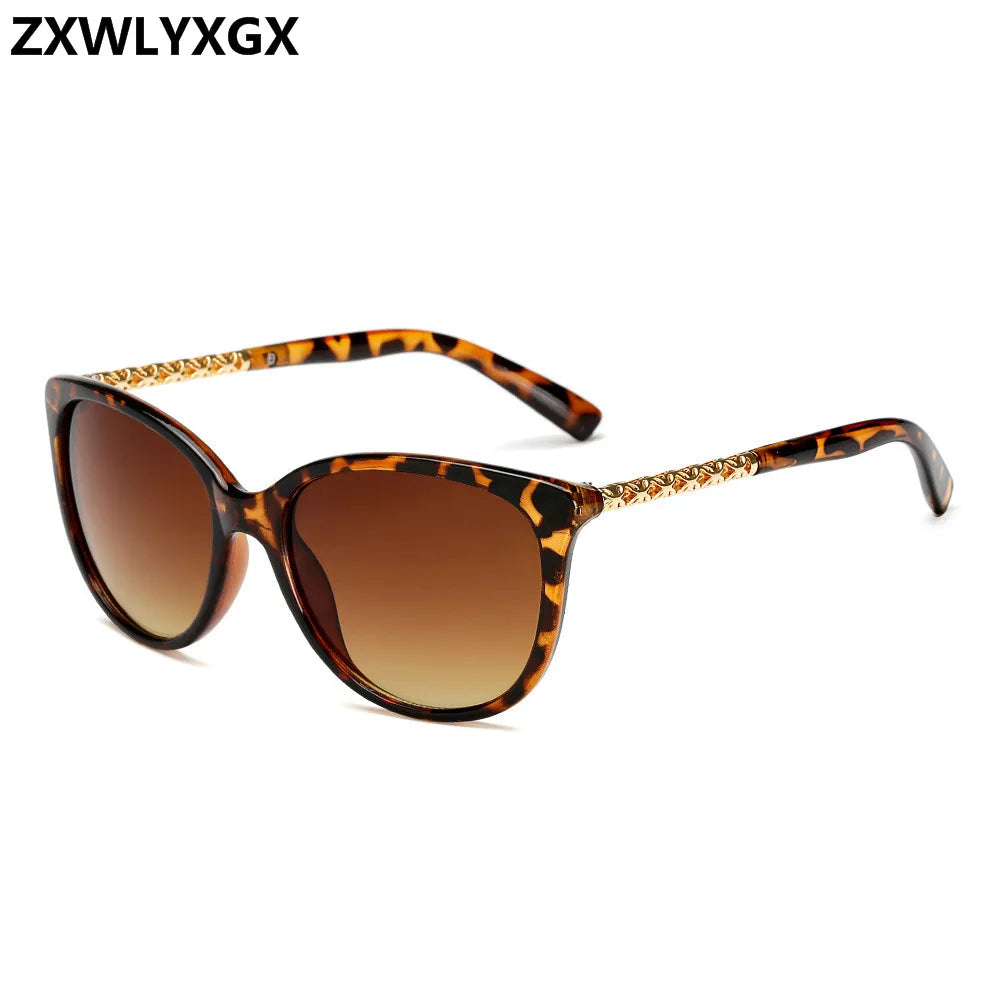 Oversized Luxury Sunglasses: Vintage Style with UV Protection