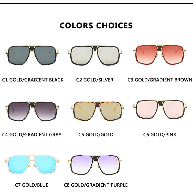 Retro Gradient Shades: Elevate Your Look with Classic Elegance