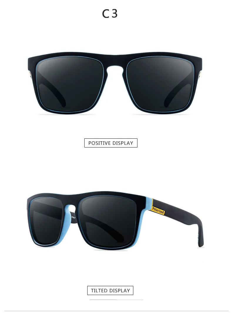 Vintage Sport Sunglasses: 2PCS Polarized Eyewear for Active Men