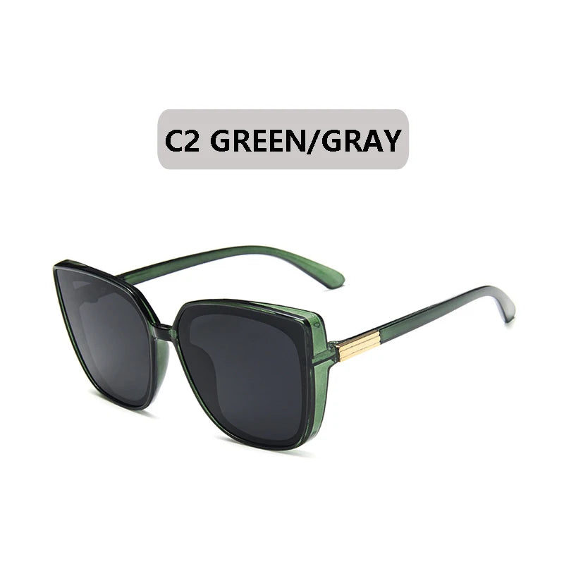 Chic Protection: UV400 Women’s Cat Eye Fashion Sunglasses