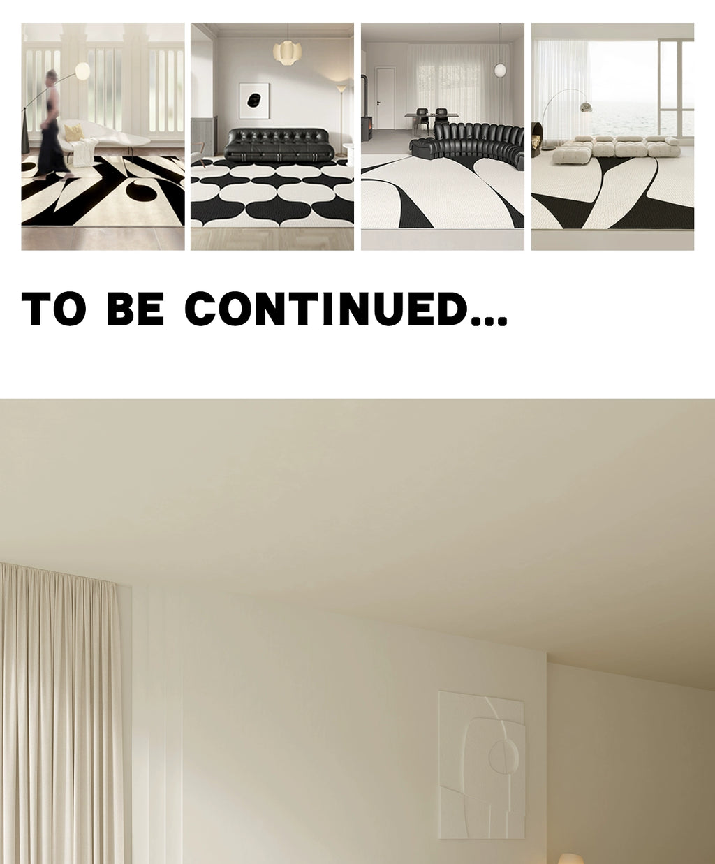 Versatile Minimalist Beige Lines Area Rug: Elevate Any Space