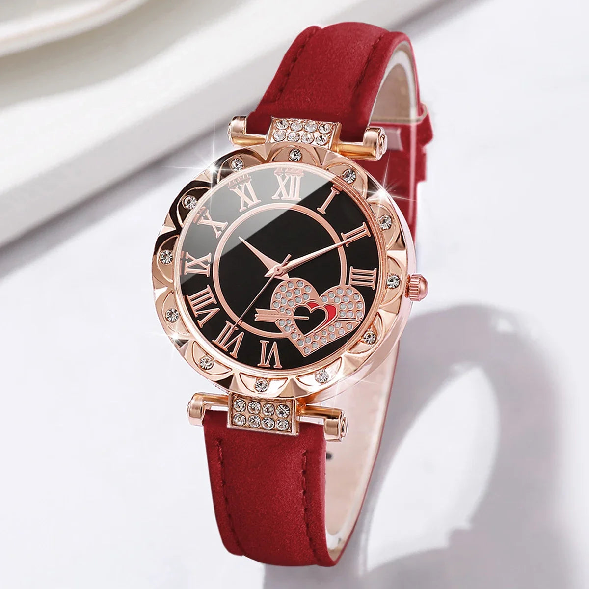 Charming Women's Watch & Bracelet Ensemble: Perfect for Every Occasion