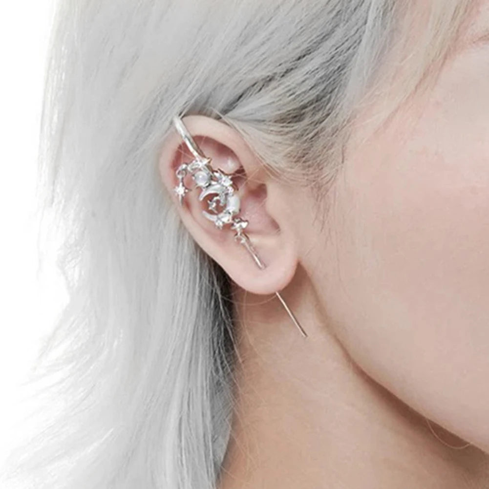 Charming Moon Ear Hooks: Elevate Your Everyday Elegance