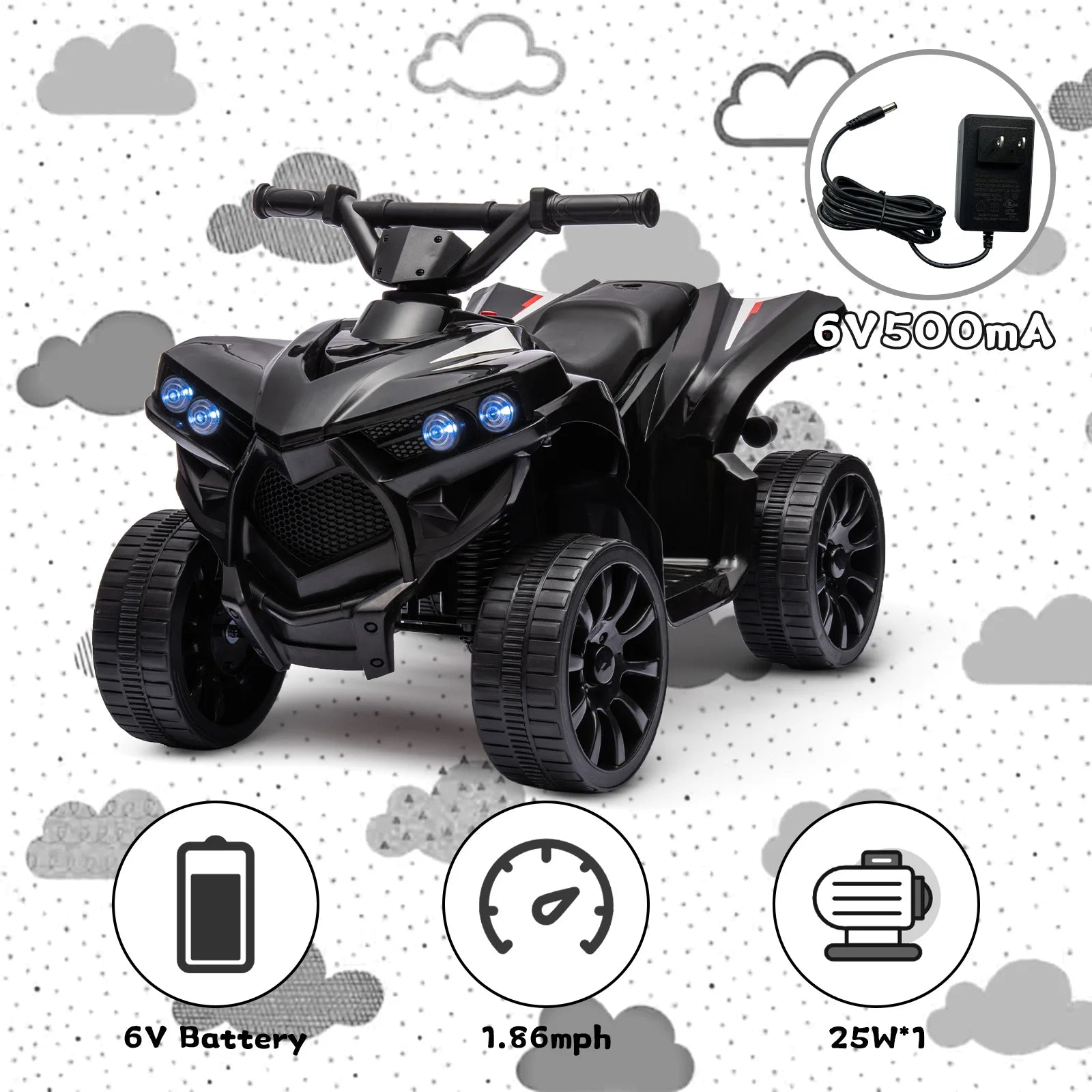Adventure Quad: 6V Ride-On ATV for Kids