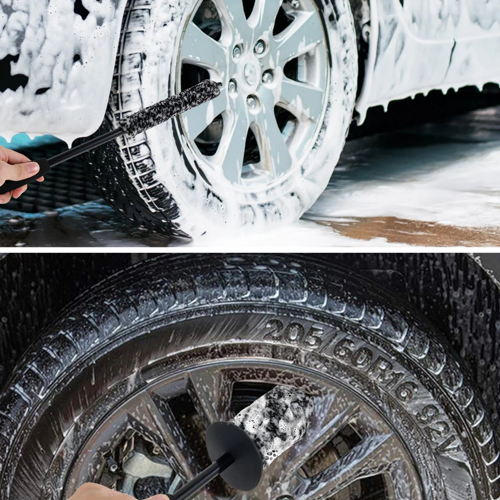 Ultimate Clean: 3/1 Pcs Car Wheel Detailing Brush Set
