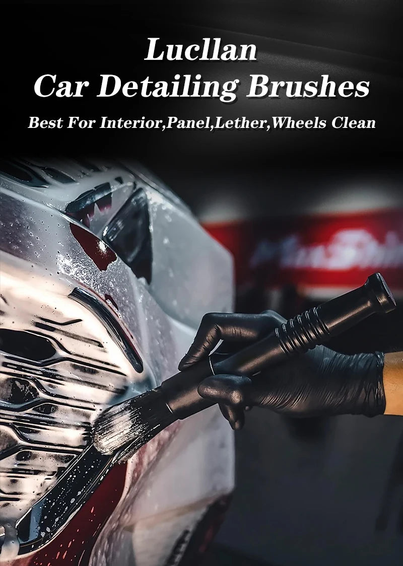 3-Piece Detailing Brush Set: Ultimate Clean for Every Surface
