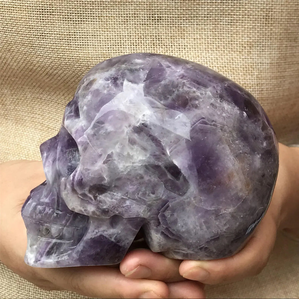 Amethyst Crystal Skull: Enhance Your Space with Healing Energy