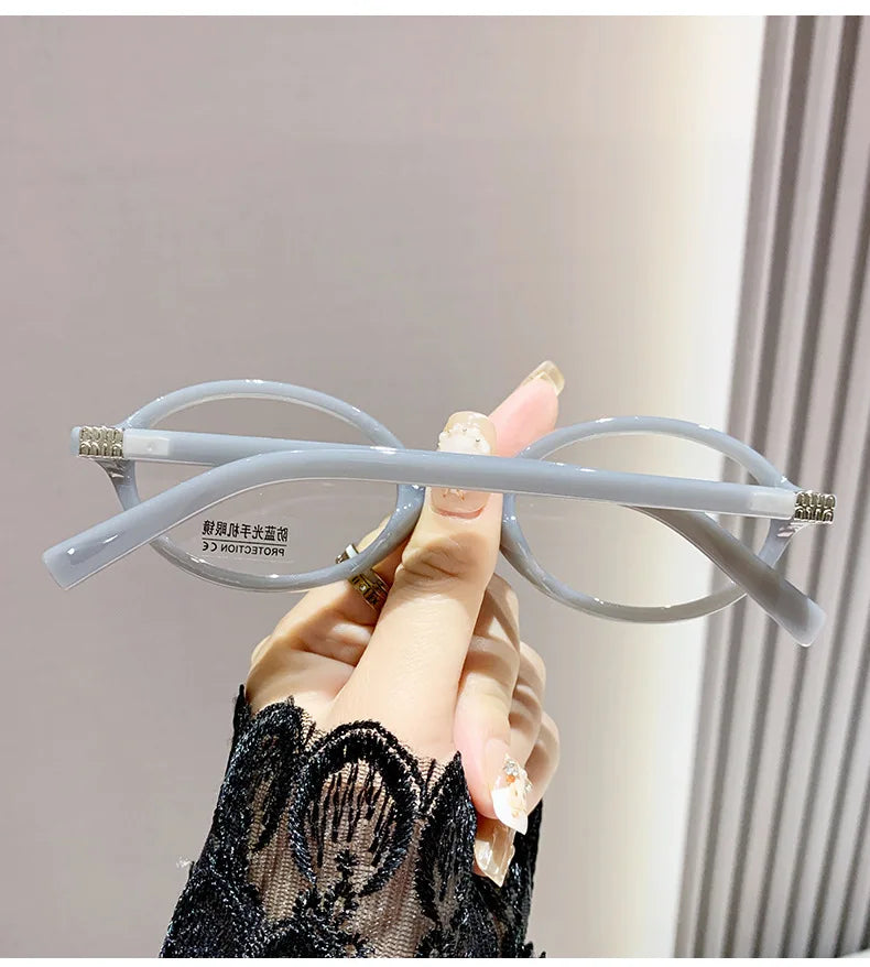 Oval Frames for Myopia: Color-Changing Eyeglasses that  reduce eye strain and fatigue