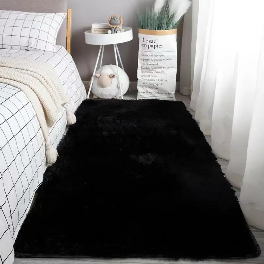 Solid Color Bedside Rug: Embrace Warmth and Style in Your Home