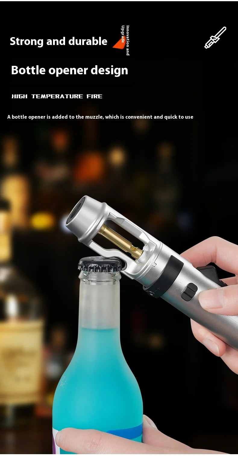 Precision Flame: Powerful Windproof Metal Gas Lighter for Every Occasion