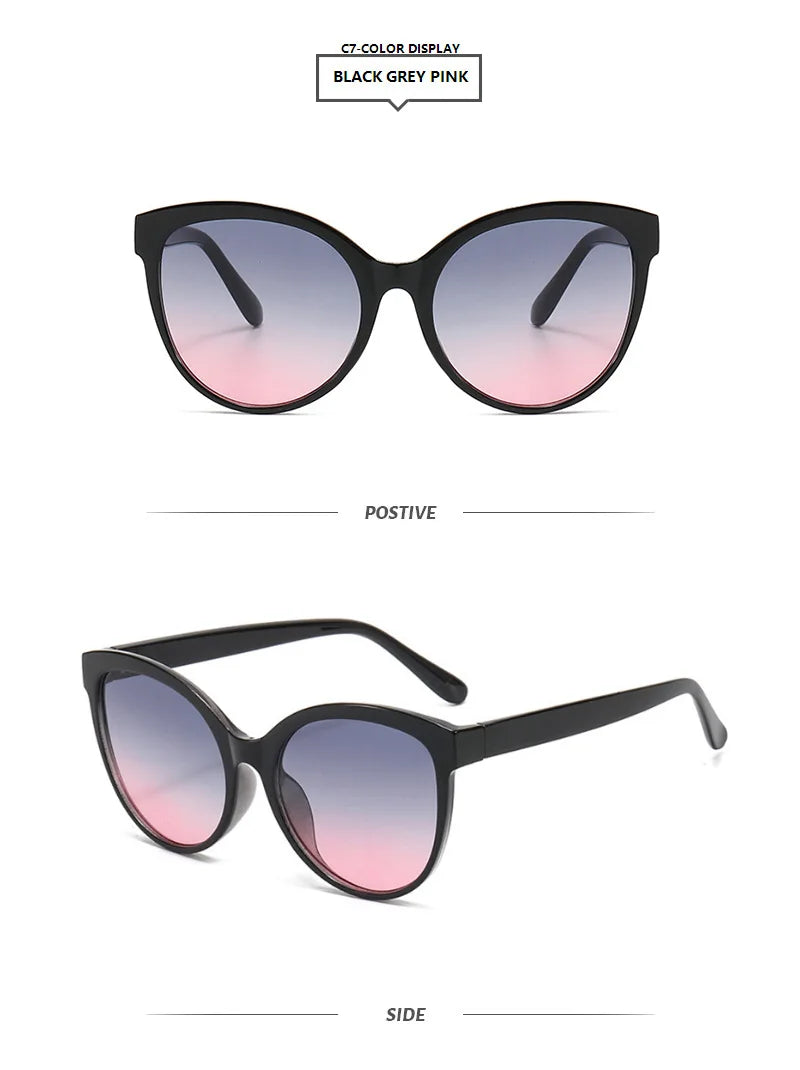 Stylish Protection: 1/2PCS Cat Eye Sunglasses for Outdoor Adventures