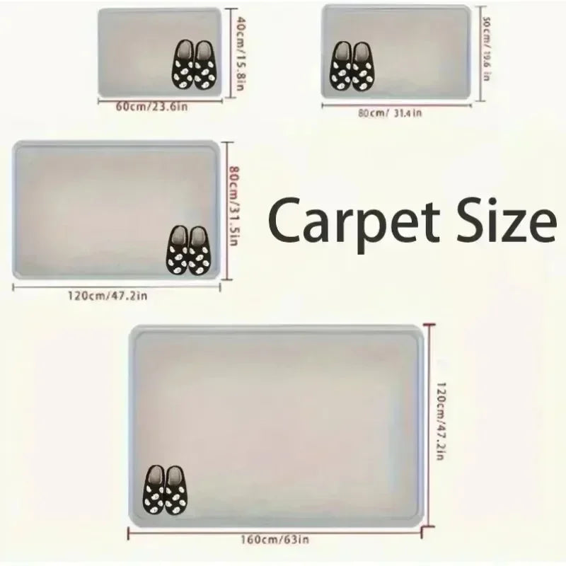 Elegant Floral Entrance Mat: Perfect for Adding a Touch of Style to Your Doorway