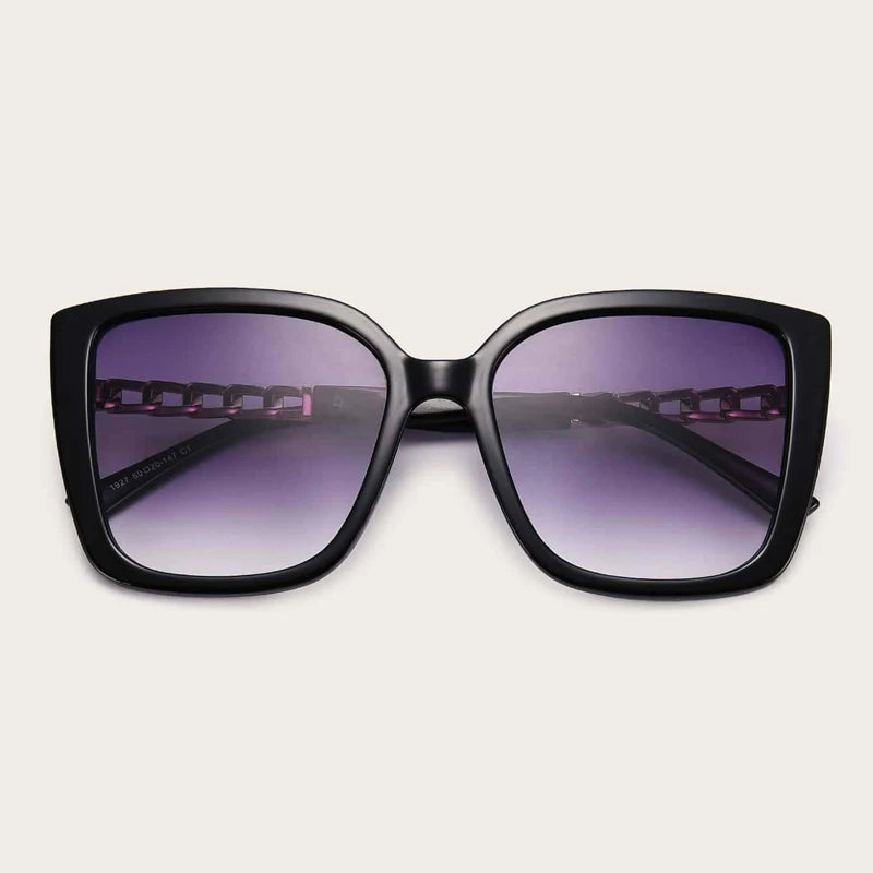 Vintage Glamour: Fashion Oversized Square Sunglasses for Women