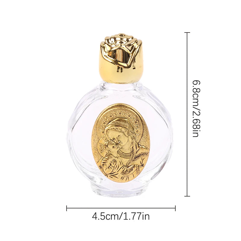 Divine Water Vessel: Holy Water Bottle for Blessings and Faith