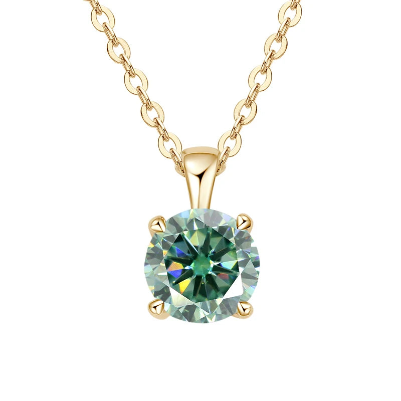 Celestial Charm: Dazzling Moissanite Necklace for Every Occasion