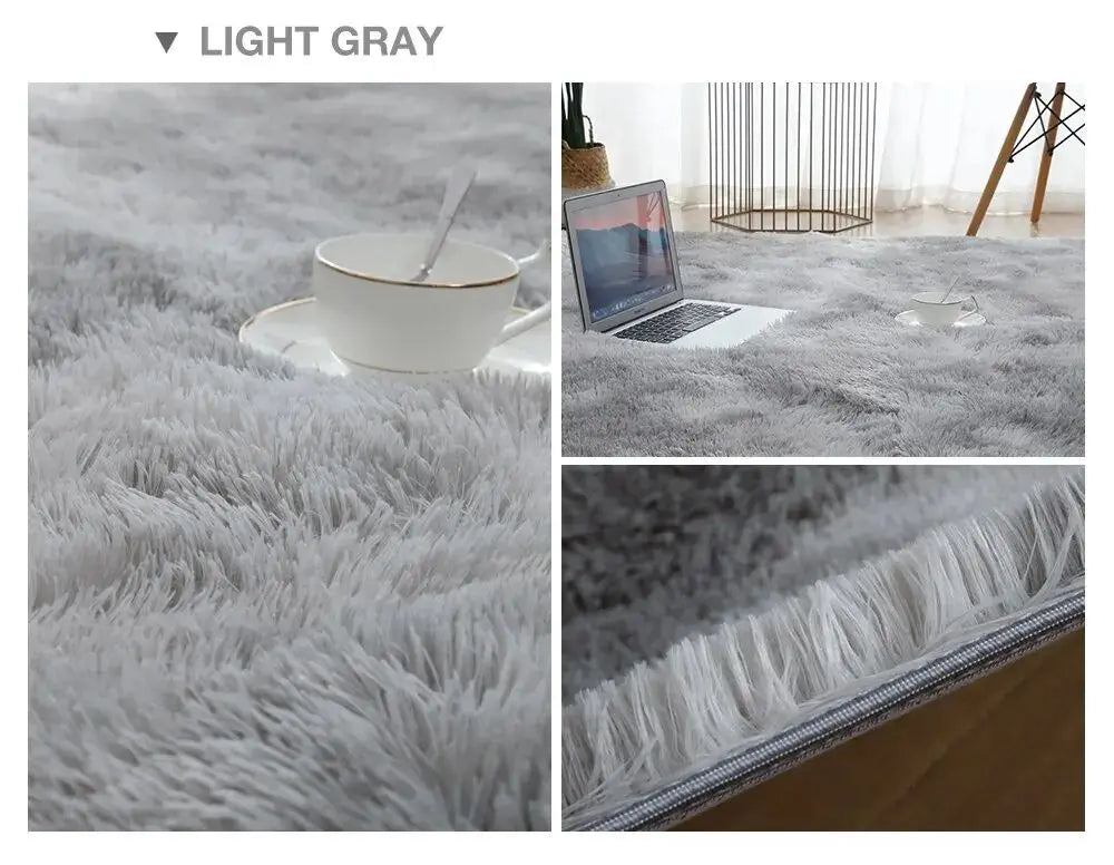 Fuzzy Area Rug for Versatile Living: Create a Warm and Inviting Atmosphere