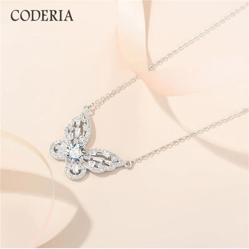 Exquisite 1CT Moissanite Pendant: Passes Diamond Test with GRA Certification