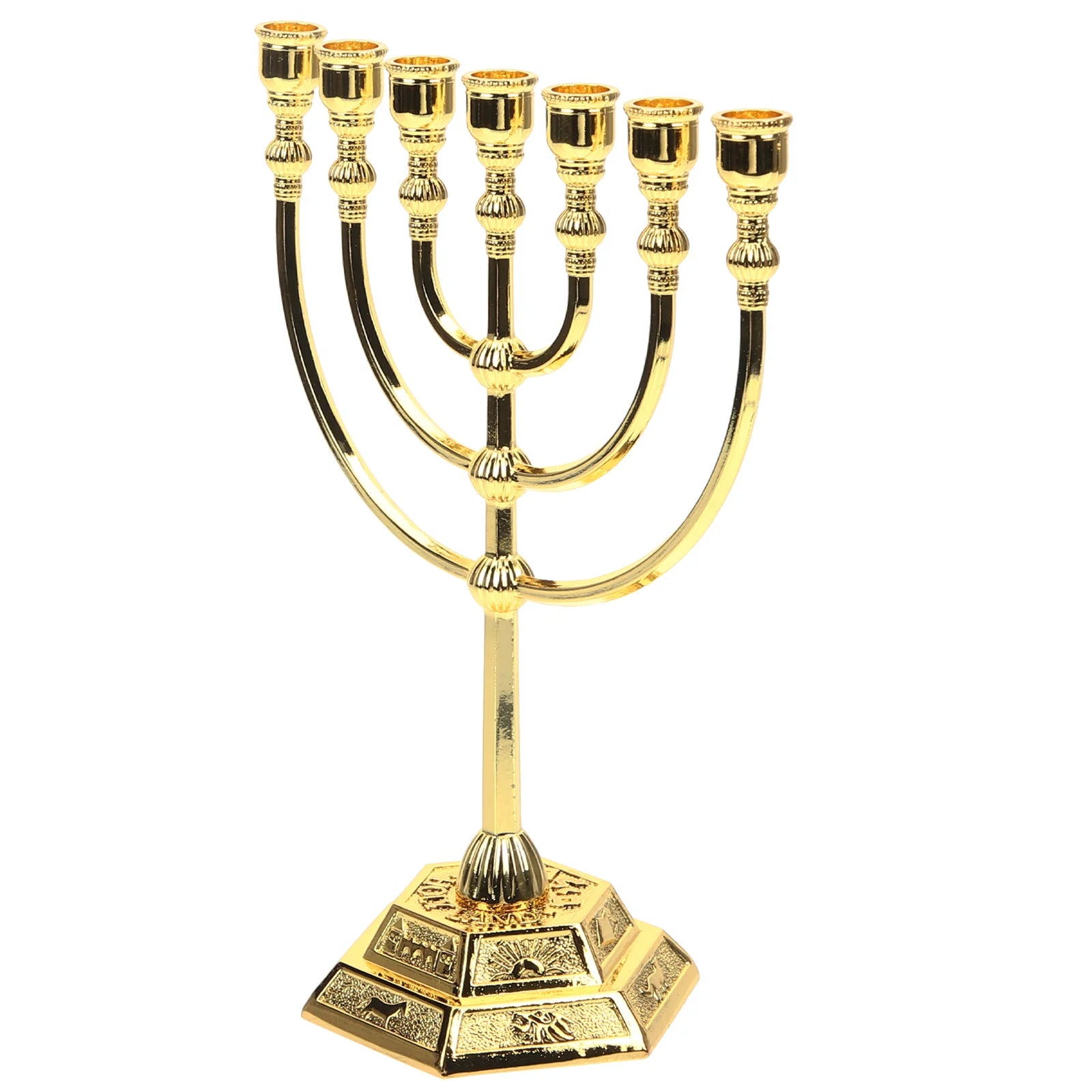 Vintage Menorah: Stylish Desktop Decor for Spiritual Ambiance