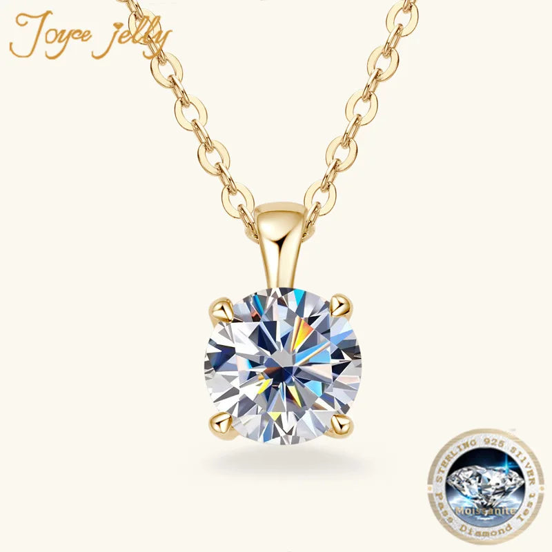 Celestial Charm: Dazzling Moissanite Necklace for Every Occasion