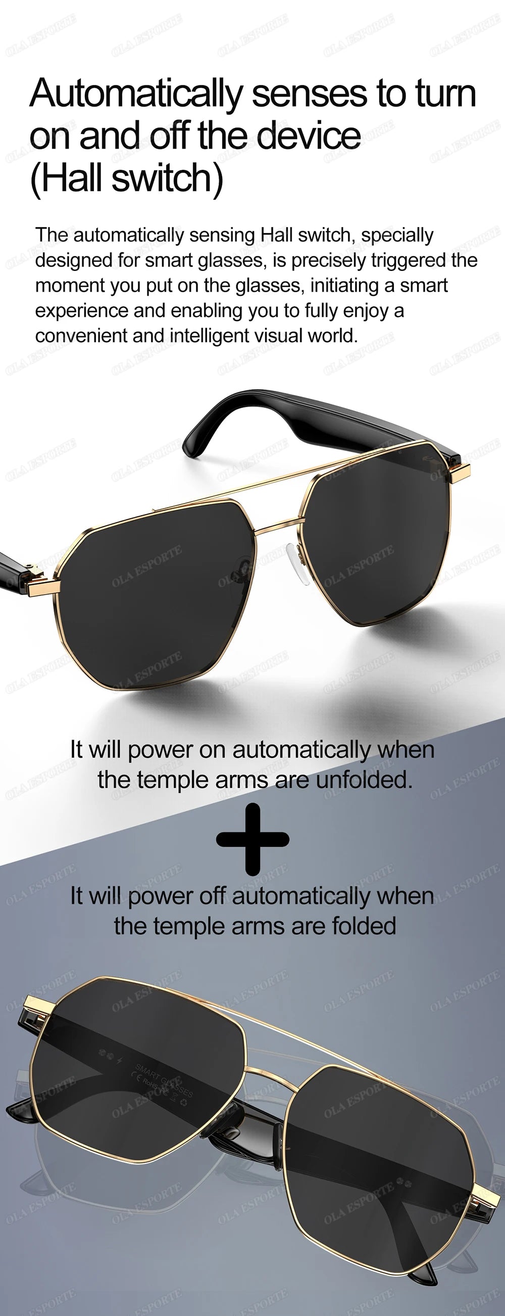 Sport Smart Glasses: AI Translation and Wireless Earphone Integration