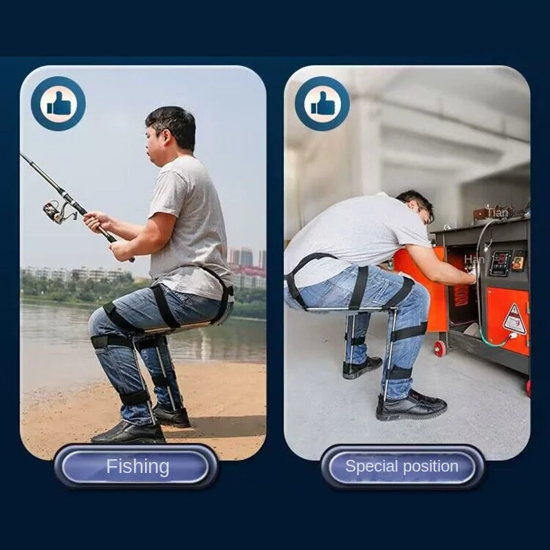 Portable Invisible Seat Exoskeleton: Comfort and Convenience for Outdoor Enthusiasts