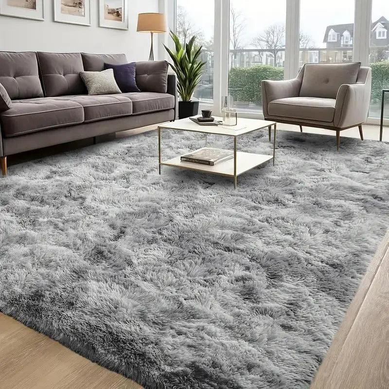 Fuzzy Area Rug for Versatile Living: Create a Warm and Inviting Atmosphere