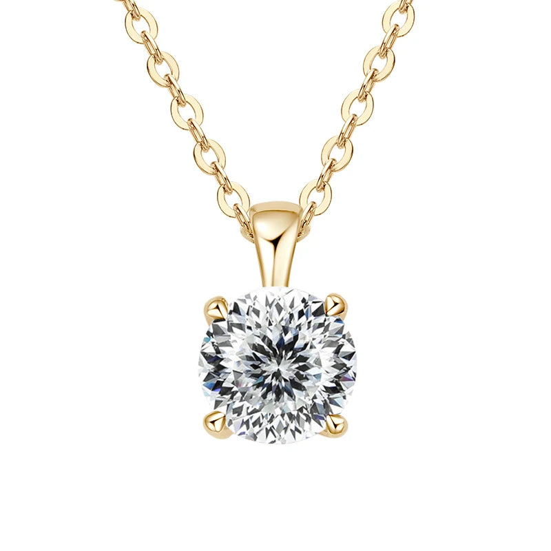 Celestial Charm: Dazzling Moissanite Necklace for Every Occasion