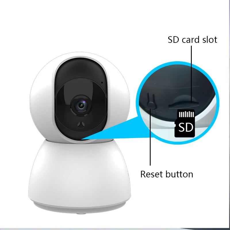 Smart Mini WiFi Camera: 4MP Indoor Surveillance with Automatic Tracking