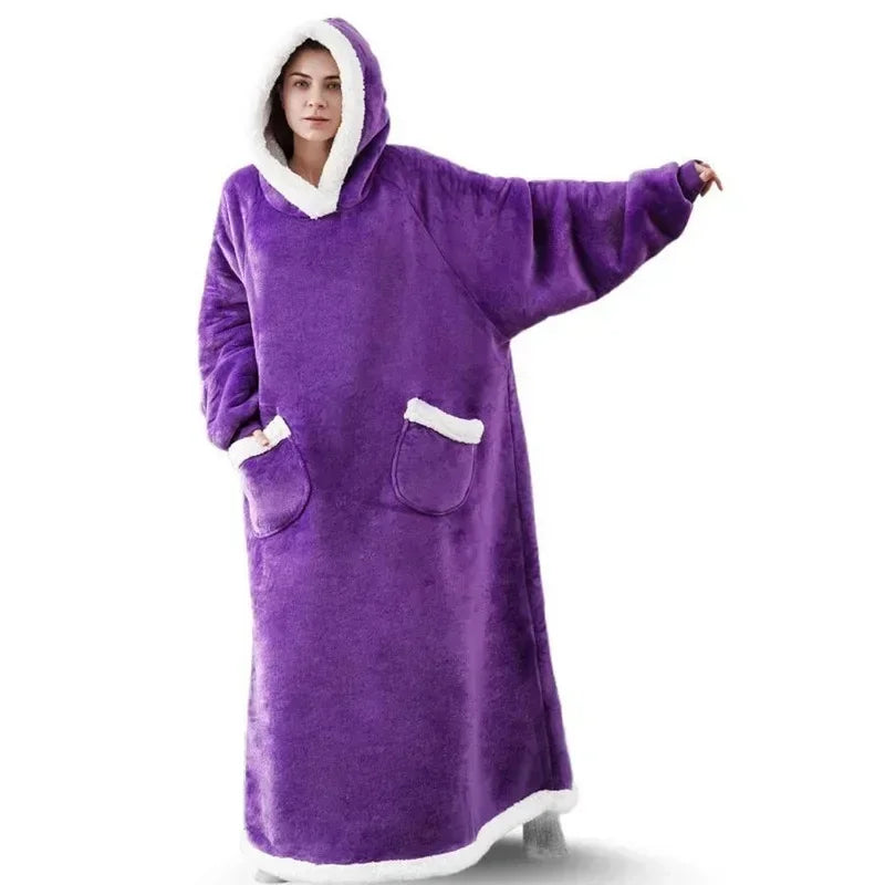 Extra Length Hooded Blanket: Experience Comfort Like Never Before
