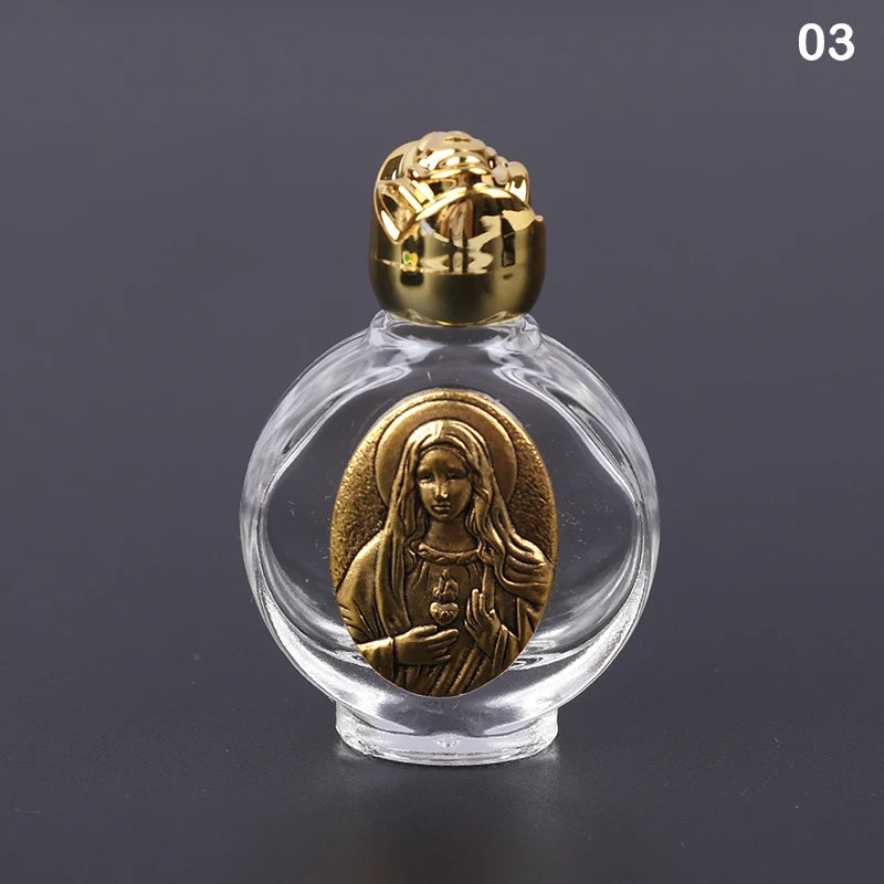 Divine Water Vessel: Holy Water Bottle for Blessings and Faith