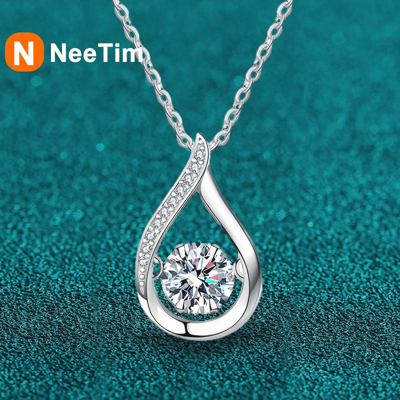 Radiant Elegance: Premium Moissanite Pendant Necklace