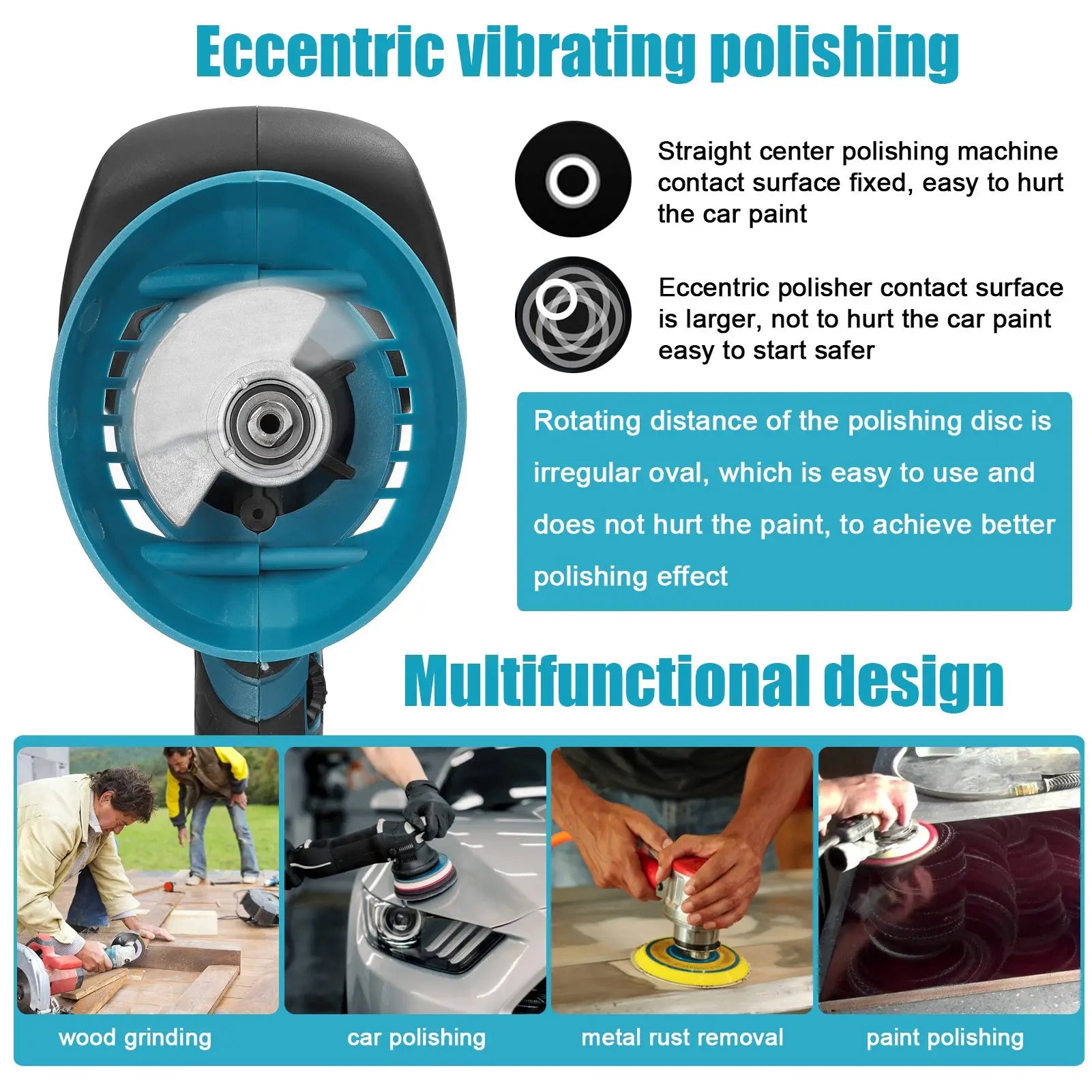 ShineMaster: Versatile Cordless Polisher for a Flawless Finish