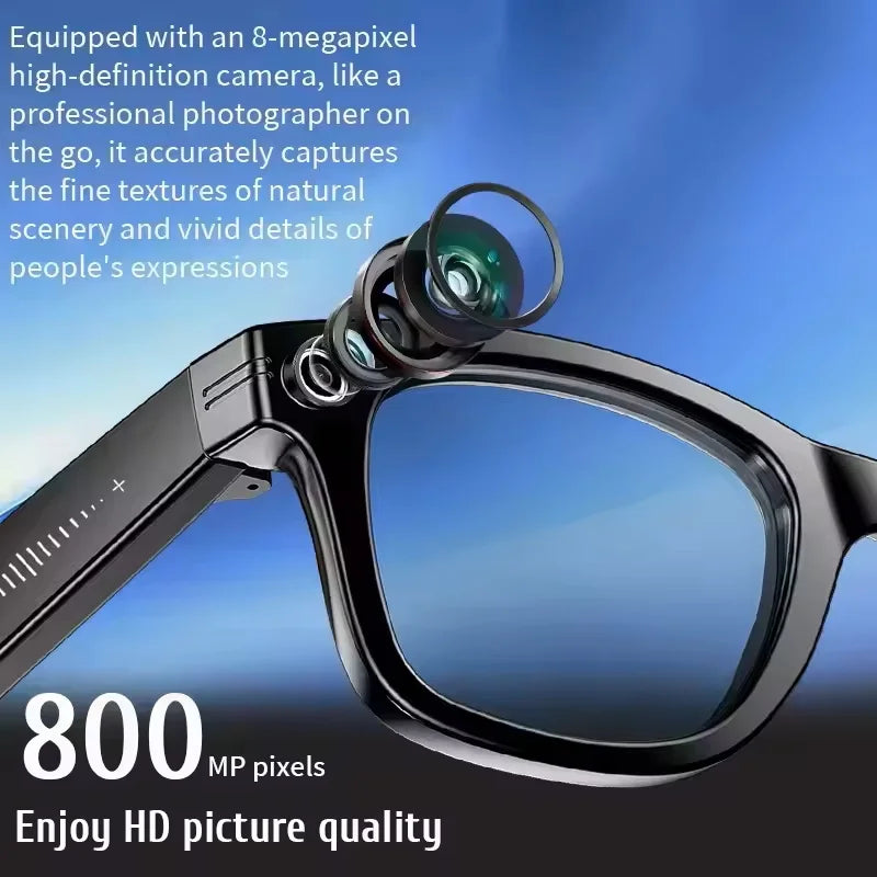 Smart Camera Sunglasses: HD Recording and Voice-Controlled Translation