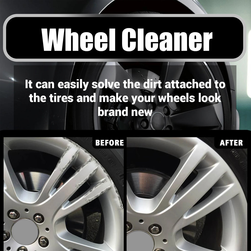 Car Wheel Cleaner Spray: 120ml Tyre Polish for Dirt Removal and Maintenance