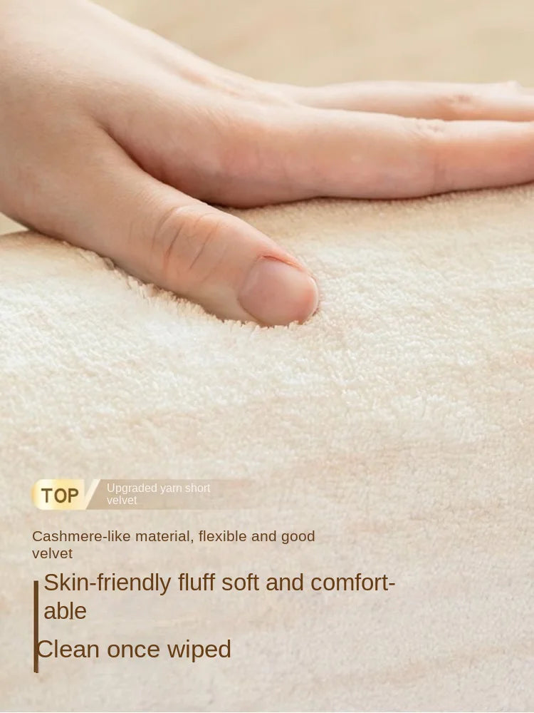 Cream Wind Carpet: Elevate Your Living Room with Light Luxury