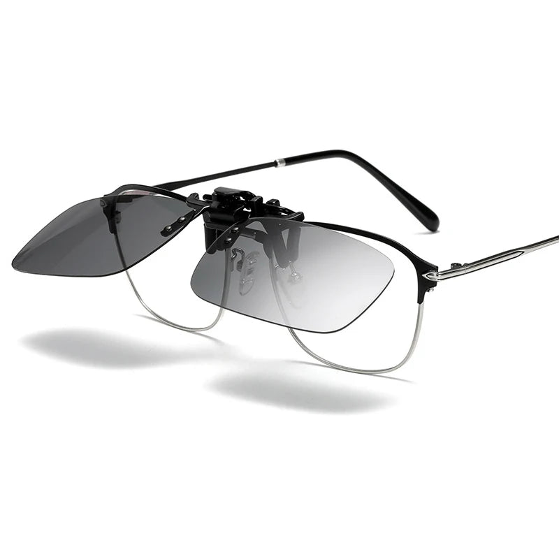 Transformative Clip-On Sunglasses: Your Vision Solution for Day and Night