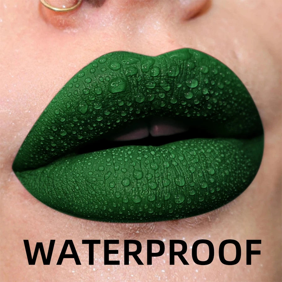 Waterproof Liquid Lipstick Set: Bold Colors for Lasting Beauty