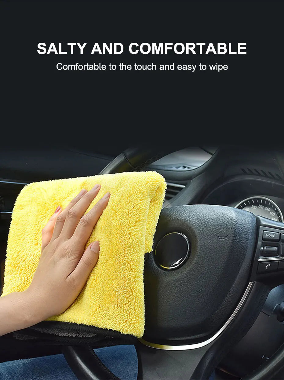 Premium Car Wash Towel: Absorbent Microfiber Detailing Cleaning Cloth