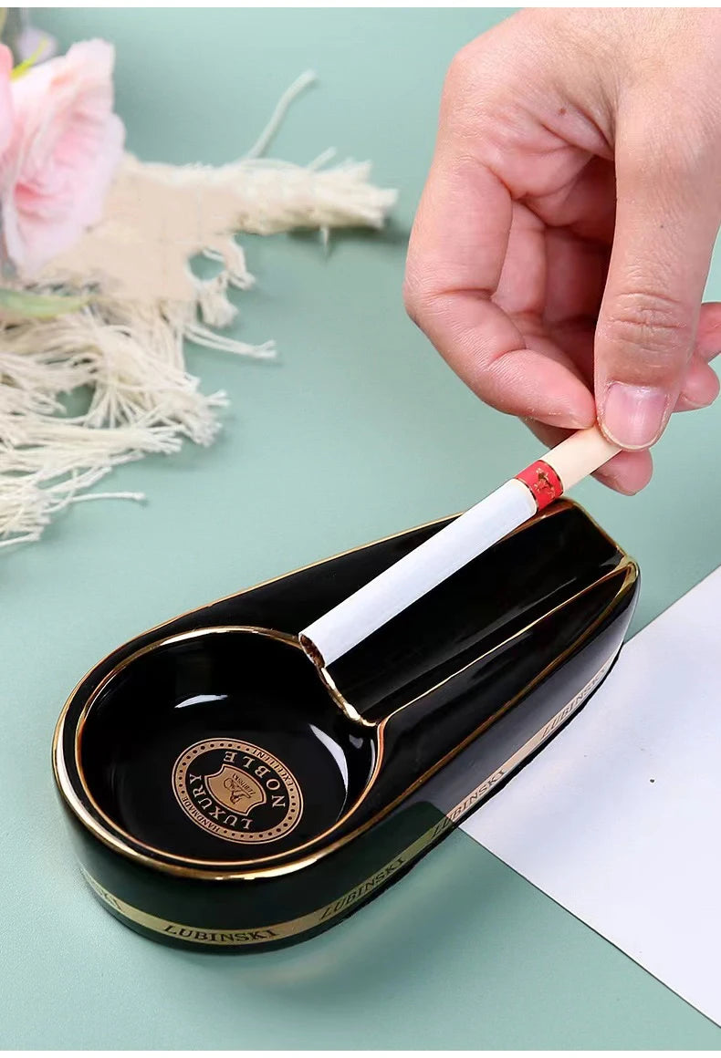 Portable Ceramic Cigar Ashtray: Enjoy Your Smoke Anywhere