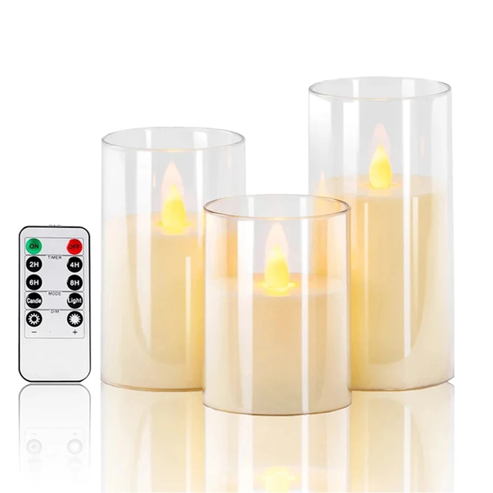 Remote-Controlled LED Candles: Effortless Ambiance for Celebrations