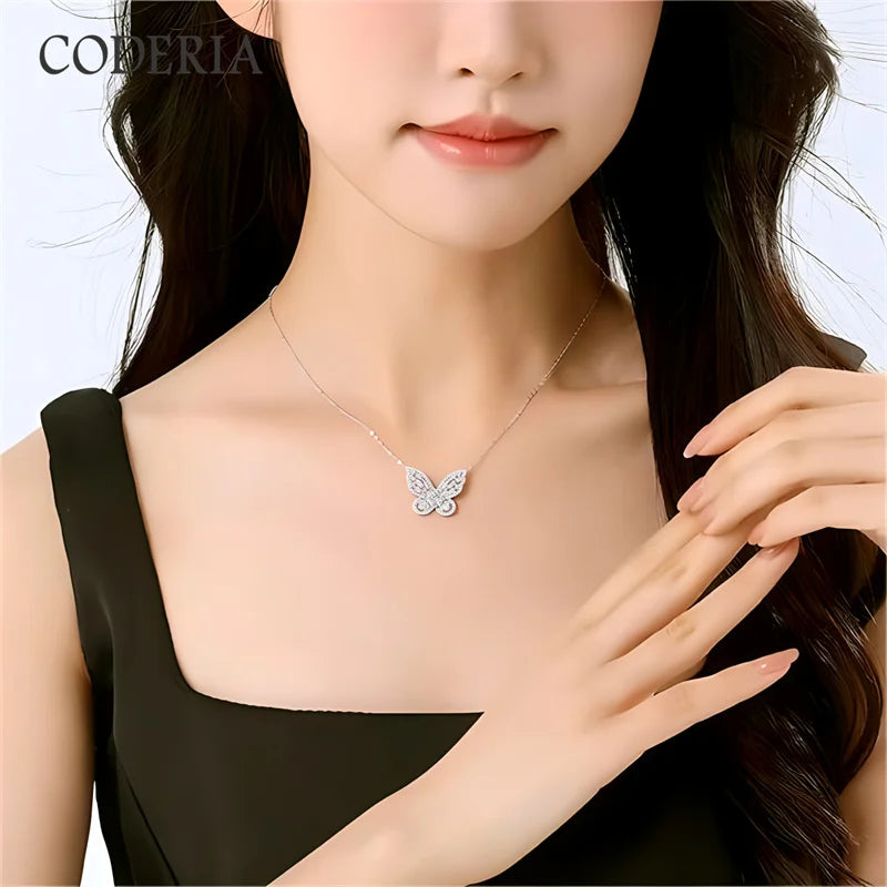 Exquisite 1CT Moissanite Pendant: Passes Diamond Test with GRA Certification