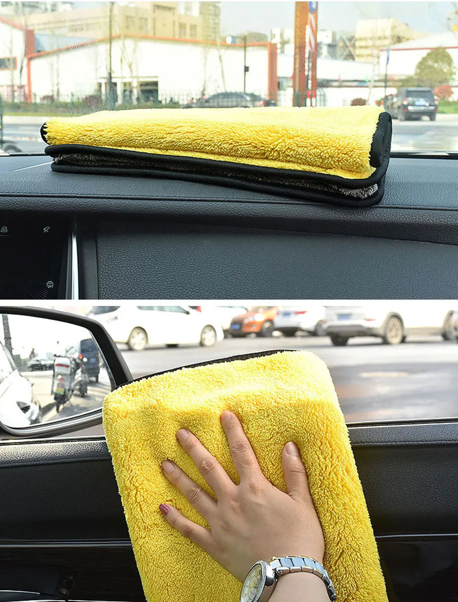 Premium Car Wash Towel: Absorbent Microfiber Detailing Cleaning Cloth