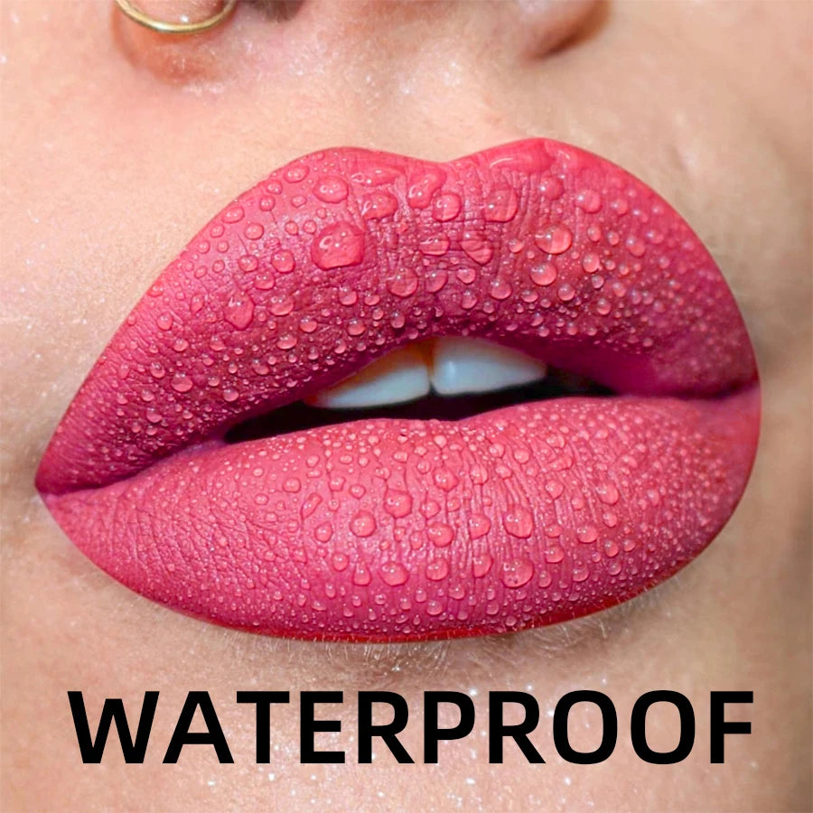 Waterproof Liquid Lipstick Set: Bold Colors for Lasting Beauty