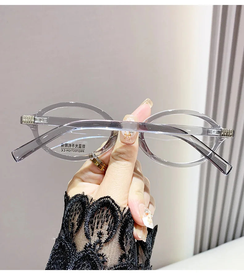 Oval Frames for Myopia: Color-Changing Eyeglasses that  reduce eye strain and fatigue