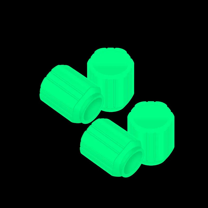 Night Glowing Valve Caps: Illuminate Your Tires with Spinning Glow Circles