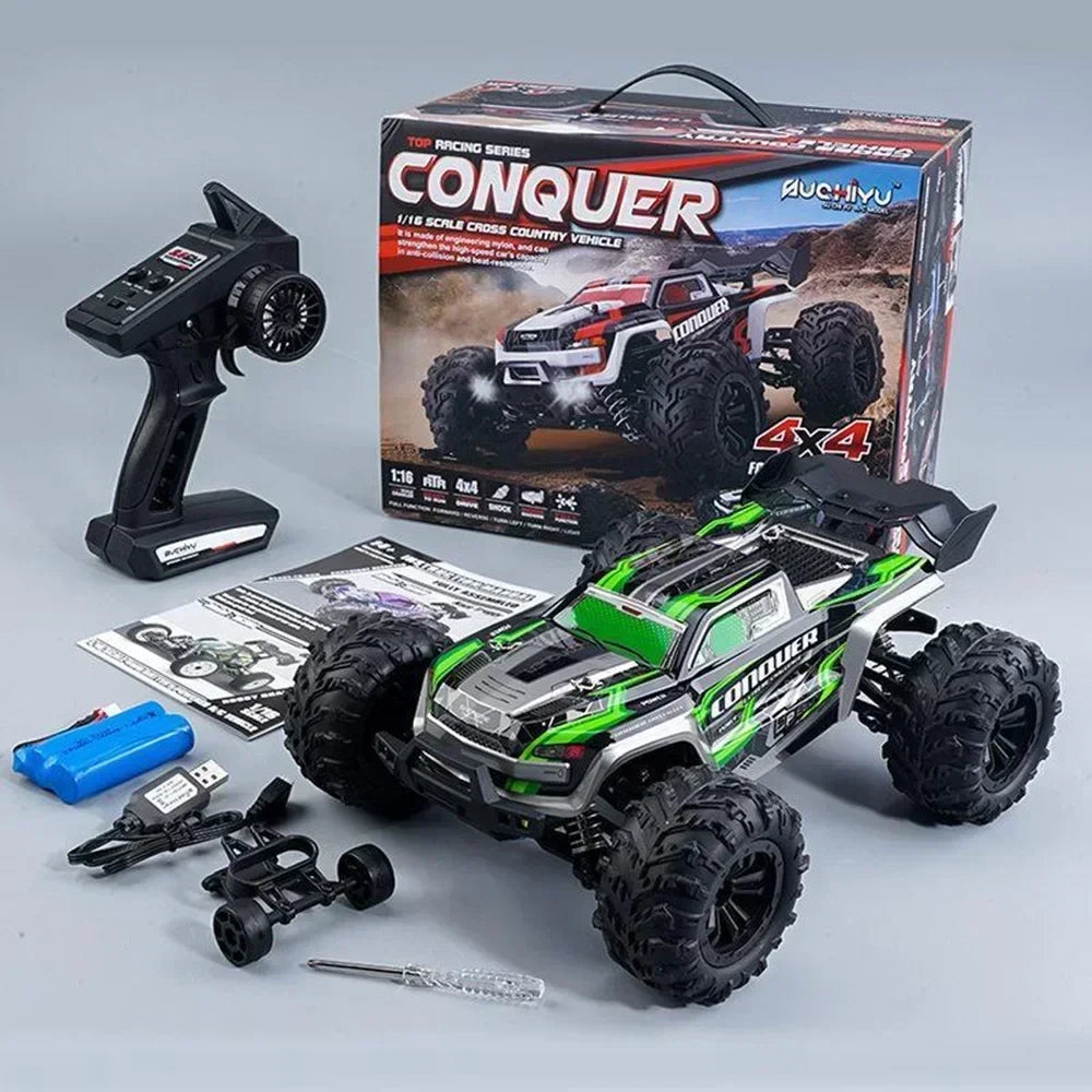 4WD Off-Road RC Monster Truck: WLtoys High-Speed Remote Control Car